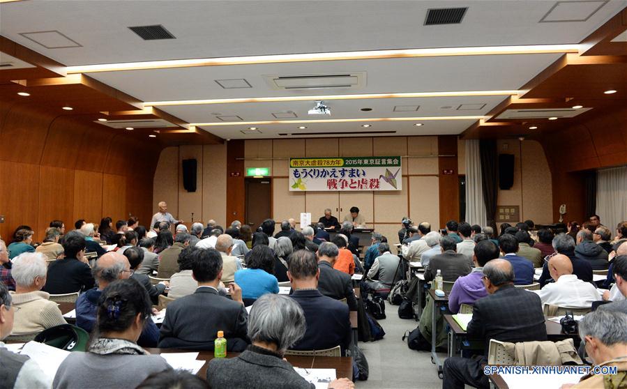 Realizan en Tokio reunión de testimonio por aniversario 78 de Masacre de Nanjing