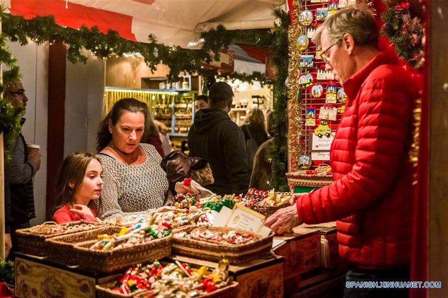 Mercadillo navideño en Nueva York