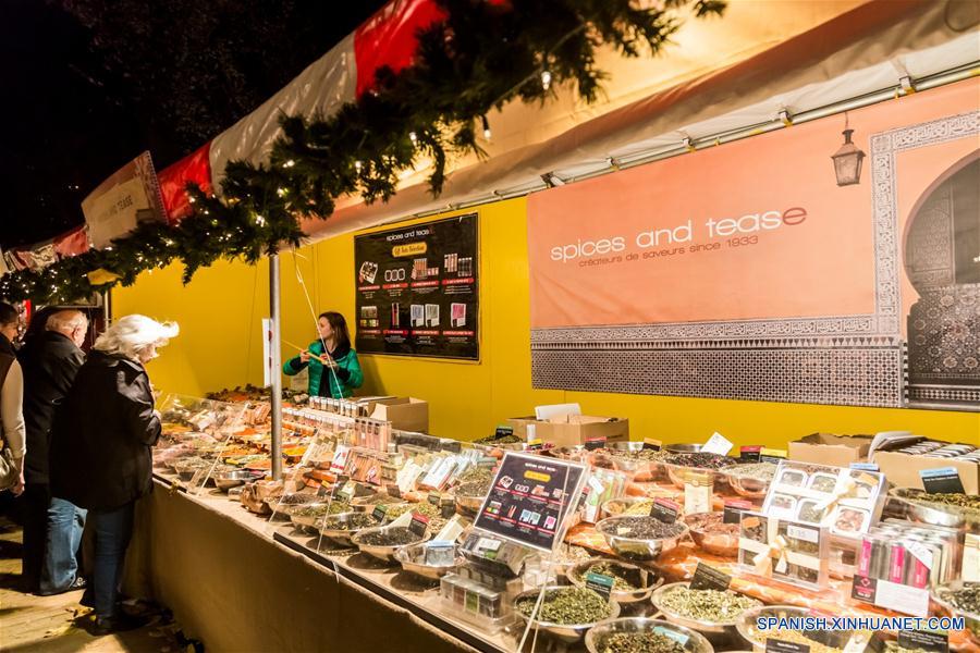 Mercadillo navideño en Nueva York