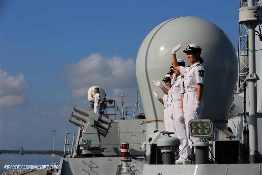 Flota de la Armada china llega a Pearl Harbor en visita amistosa