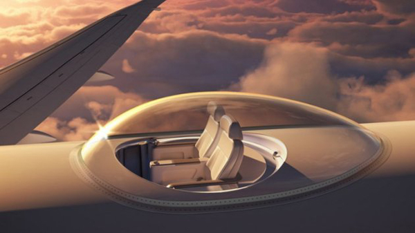 SkyDeck: los asientos de avión que permiten ver todo el cielo en pleno vuelo
