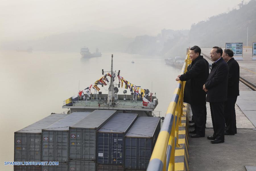 El presidente de China, Xi Jinping hizo una gira de inspección en Chongqing,  del lunes al miércoles. (Xinhua/Li Tao)