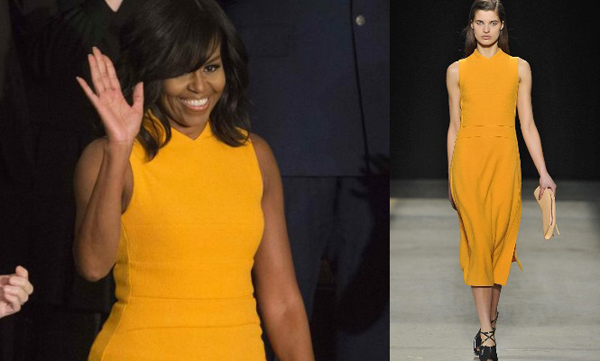 Michelle Obama luce un vestido que se agota en 50 minutos