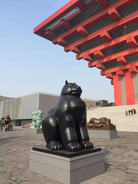 “Los Gordos” del pintor Fernando Botero llegan a Shanghai