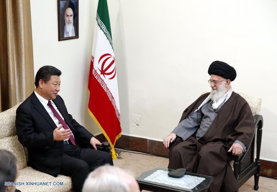 Presidente chino se reúne con líder supremo de Irán