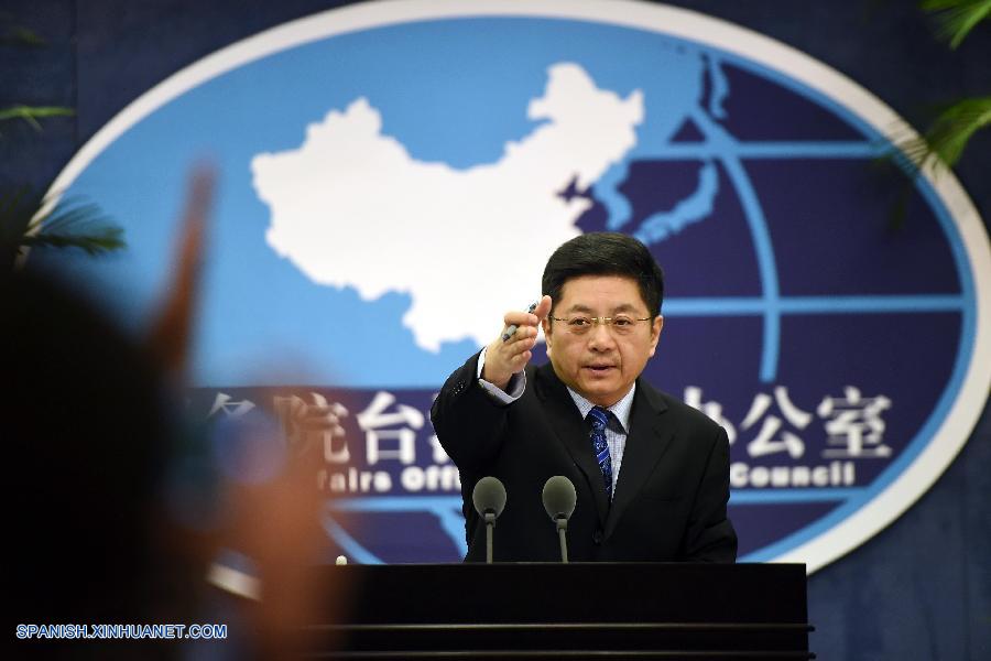Parte continental china advierte de que relaciones a través del estrecho afrontarán revés sin Consenso de 1992