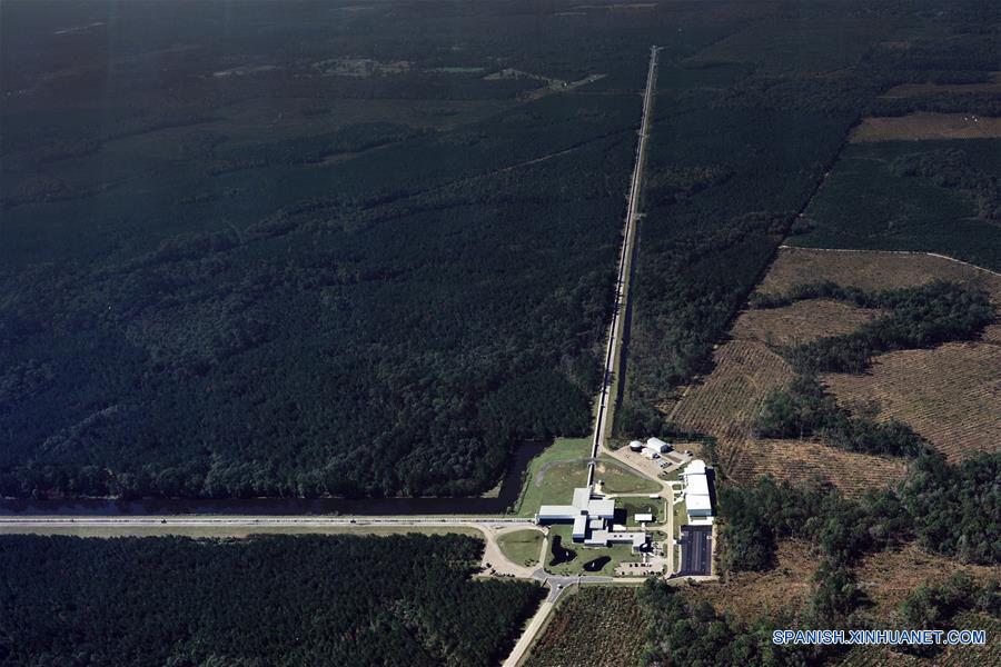 Foto de archivo muestra el observatorio de ondas gravitacionales Interferómetro Láser (LIGO) en Livingston, Louisiana, Estados Unidos.(Xinhua/Caltech/MIT/LIGO Lab)