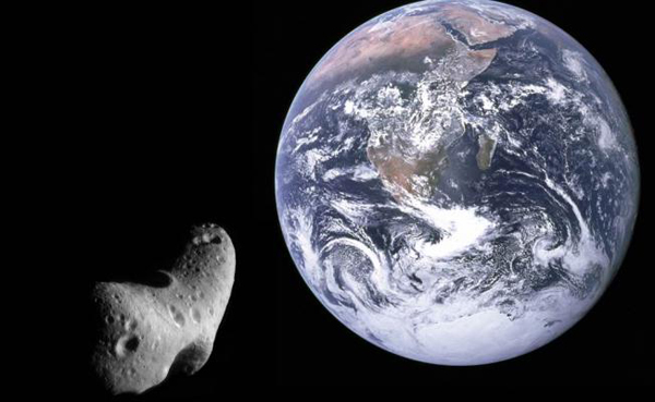 Científicos revientan un asteroide