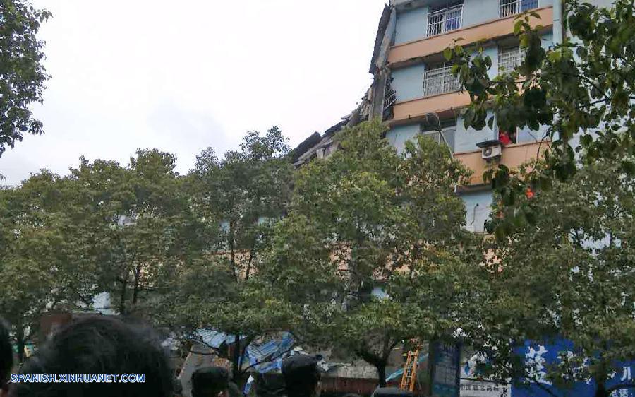 Un muerto por el colapso de un edificio en este de China