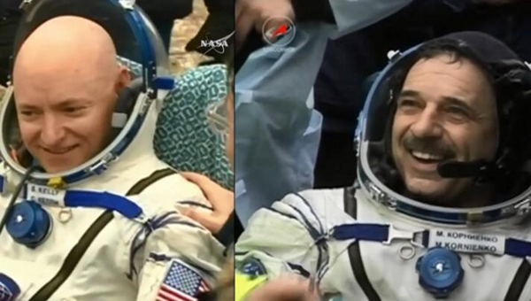 La NASA estudia a dos astronautas gemelos para evaluar los efectos del espacio en la salud
