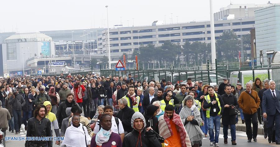 Nivel máximo de alerta terrorista en Bélgica tras explosiones en aeropuerto de Bruselas