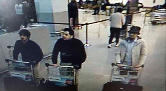 Policía belga publica foto de sospechoso buscado con urgencia por ataque en aeropuerto