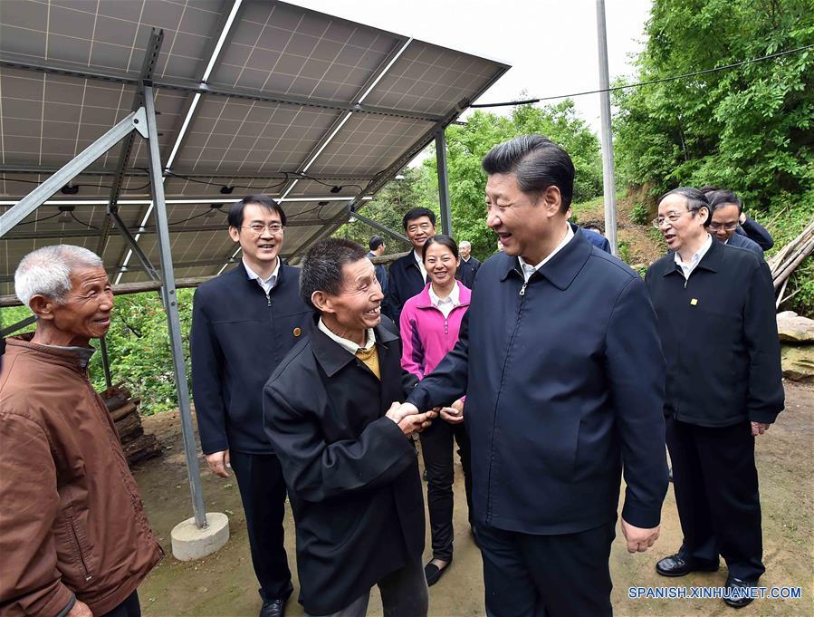 El presidente de China, Xi Jinping, quien también es secretario general del Comité Central del Partido Comunista de China (PCCh), hizo una gira de inspección en la provincia oriental de Anhui del 24 al 27 de abril. (Xinhua/Li Tao)