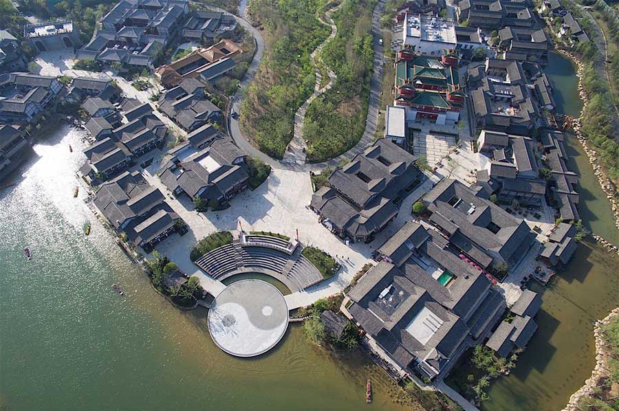 Vista aérea del Jardín Yu en Nanjing, el 27 de abril de 2016. [Foto/IC]