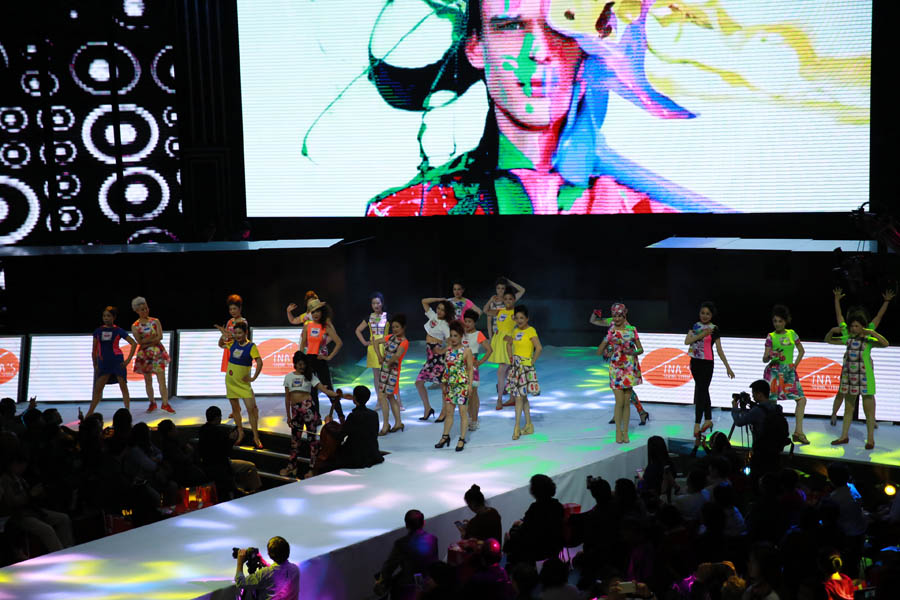 Eliminatoria del concurso de belleza el 4 de mayo en Shanghai. (Foto de Pueblo en Línea)