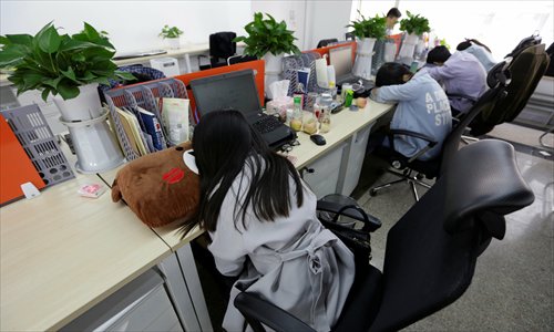 Espíritu empresarial chino: día y noche en la oficina