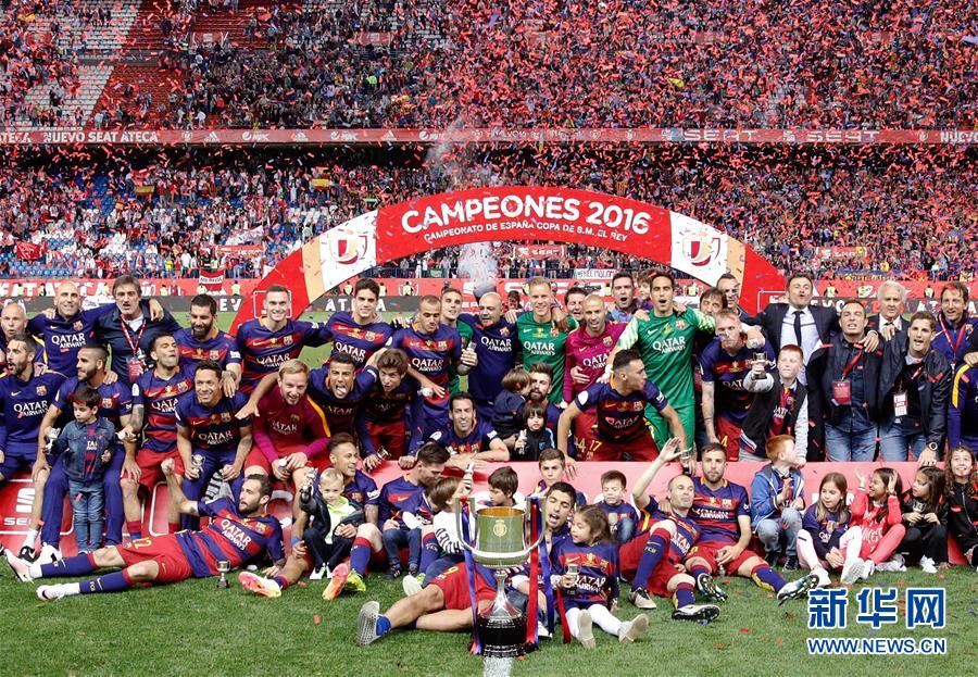 Fútbol: Barcelona es campeón de Copa de España al ganar 2-0 a Sevilla