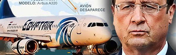 Francia detecta señal de una caja negra del avión de Egyptair