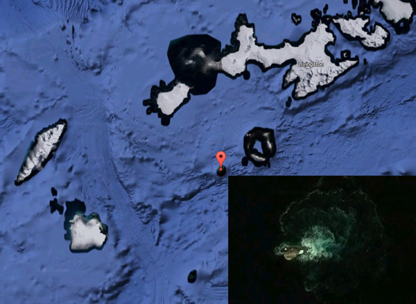 Afirman haber avistado al monstruo de la Antártida cerca de la isla Decepción