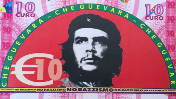 Pueblo italiano emite billetes con el rostro del Che Guevara y Hugo Chávez