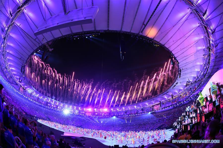 Celebran la ceremonia de inauguración de los Juegos Olímpicos Rio 2016 en Brasil