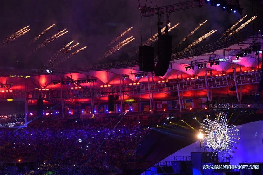 Celebran la ceremonia de inauguración de los Juegos Olímpicos Rio 2016 en Brasil