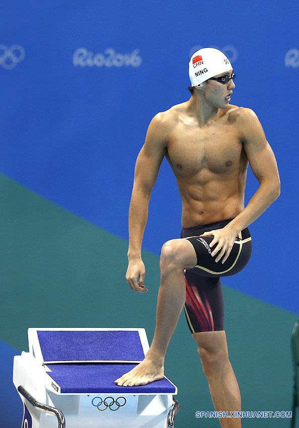 Río 2016: Campeón mundial chino de natación Ning falla intento por llegar a semifinales