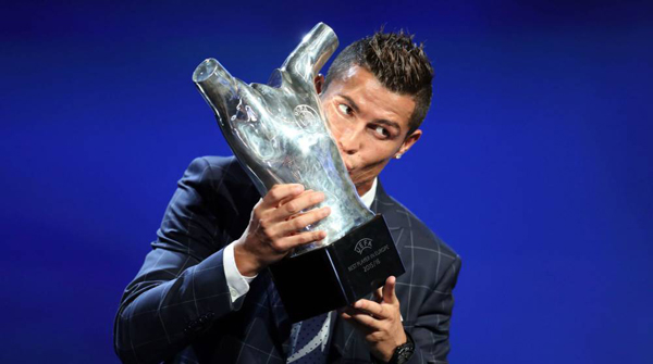 Cristiano Ronaldo vuelve a ser el Mejor Jugador de la UEFA