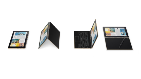 Lenovo presenta Yoga Book, el primer tablet con teclado táctil
