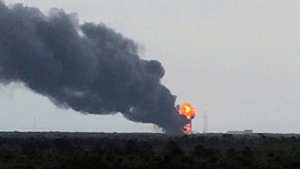 Explota un cohete de SpaceX en Cabo Cañaveral
