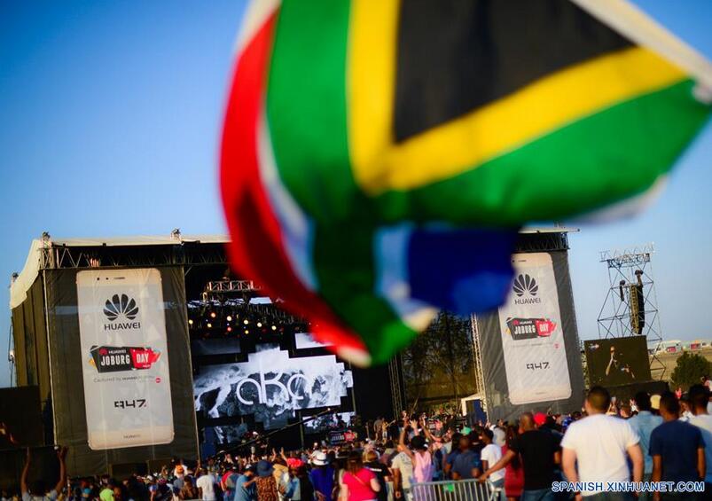 Festival musical "Huawei Joburg Day" en Sudáfrica