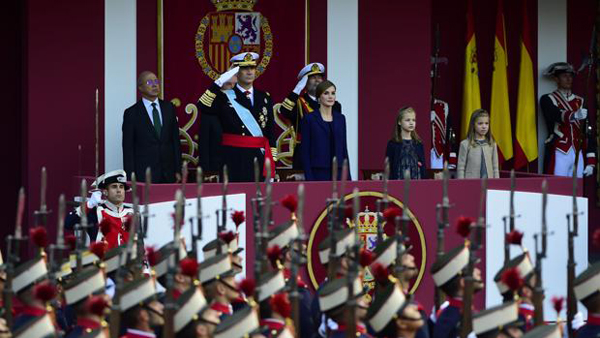 España celebra su primera Fiesta Nacional con un Gobierno en funciones