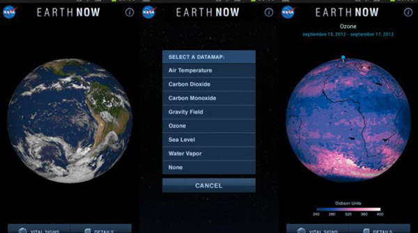 Novedosas aplicaciones permiten admirar la Tierra y el espacio de forma interactiva