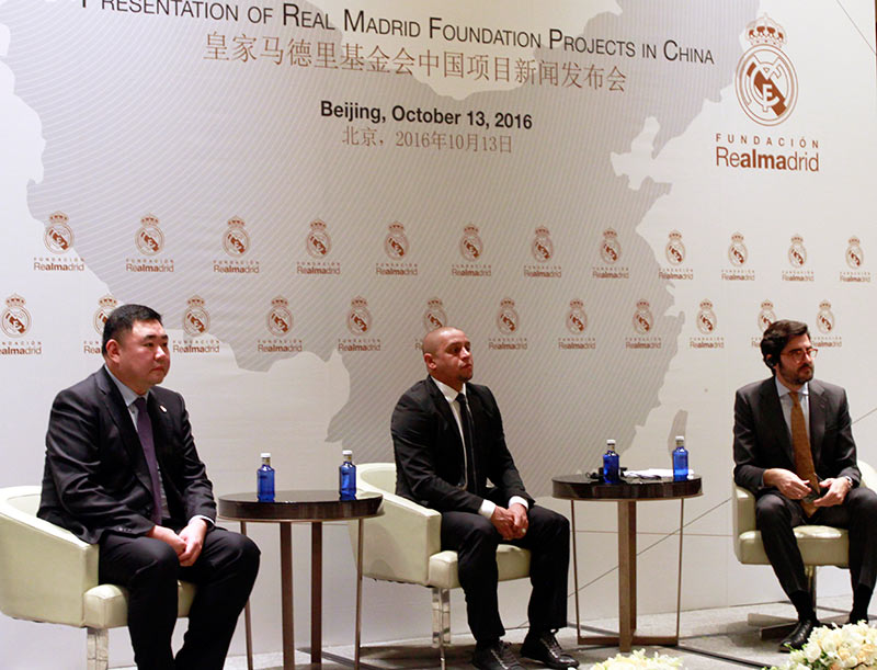 La Fundación Real Madrid presentó en Beijing los nuevos proyectos sociodeportivos que desarrollará en China. (Foto: YAC)