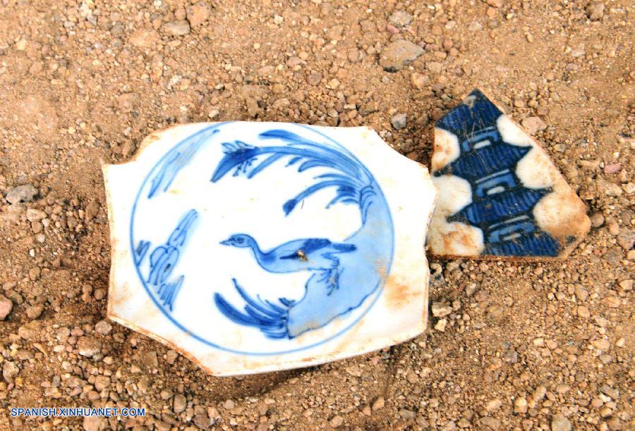 Recuperan restos de cargamento de porcelana china de 400 años de antigüedad en México