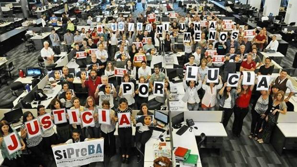Miles de argentinos se echan a la calle y piden justicia por el brutal asesinato de Lucía Pérez