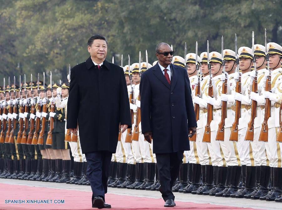 Presidentes de Guinea y China anuncian asociación estratégica de cooperación integral