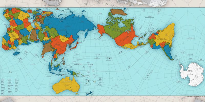 Un artista crea el mapa más fiel de la Tierra