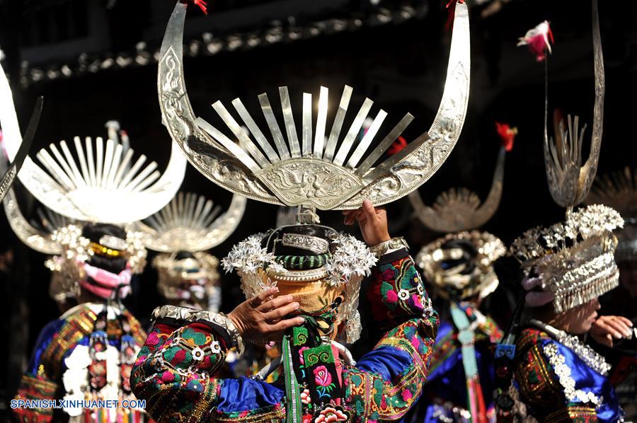 Guizhou: Feria para celebrar año nuevo de grupo étnico Miao en Leishan