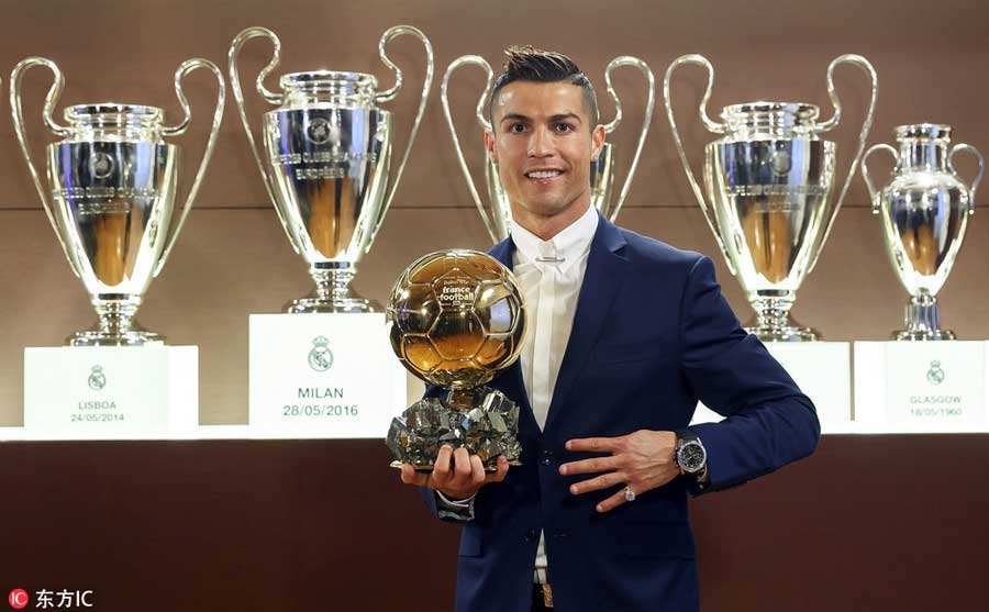 Cristiano Ronaldo gana su cuarto Balón de Oro 2