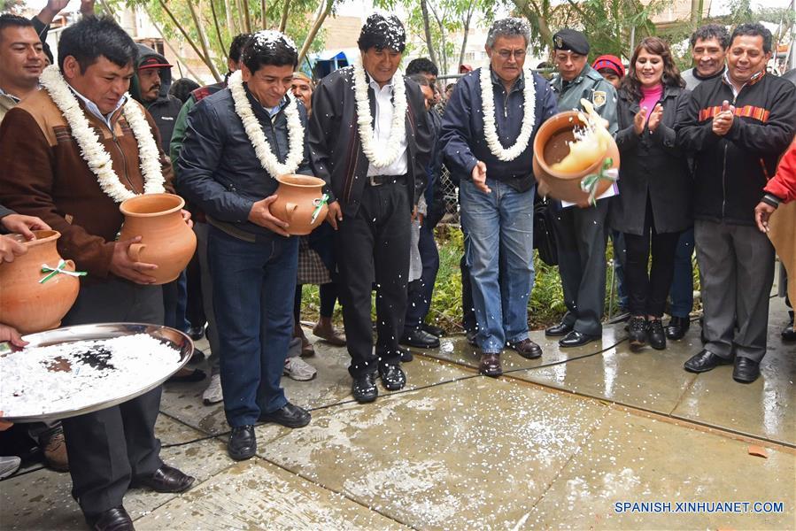 Evo Morales participa en entrega de centro de rehabilitación para personas con discapacidad