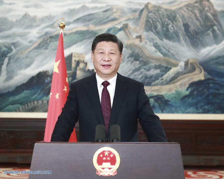 Presidente chino transmite sus buenos deseos en su discurso de Año Nuevo
