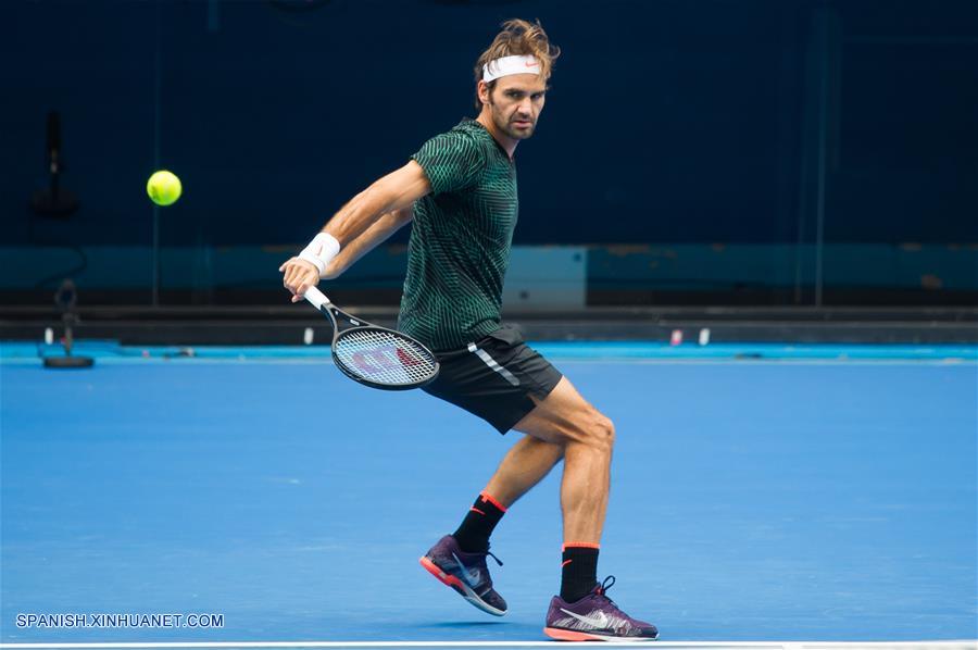 Tenis: Roger Federer prepara para Abierto de Australia