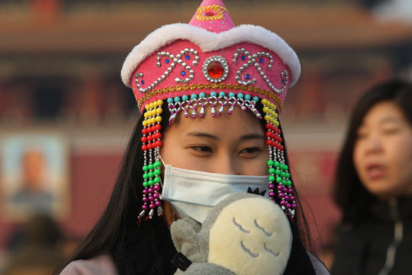 Las máscaras Shigematsu contra la contaminación atmosférica causan furor en China