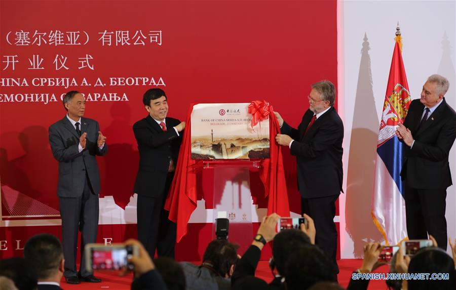 Banco de China abre oficialmente sucursal en Serbia