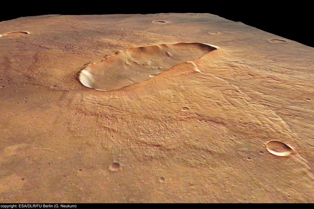 Descubren en Marte un terreno inundado en un pasado no muy lejano