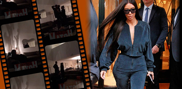 Publican las primeras imágenes del asalto de Kim Kardashian en París