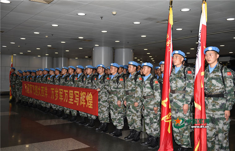 Regresa a China su último contingente de pacificadores en Liberia tras concluir su misión