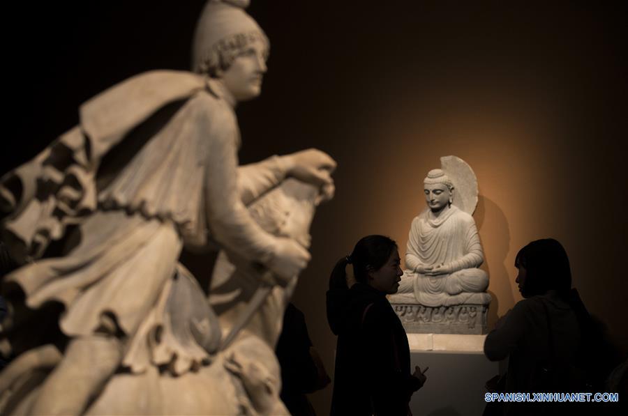 Exposición de reliquias culturales del Museo Británico en Museo Nacional de China