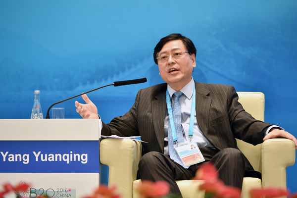Yang Yuanqing, presidente del Grupo Lenovo 